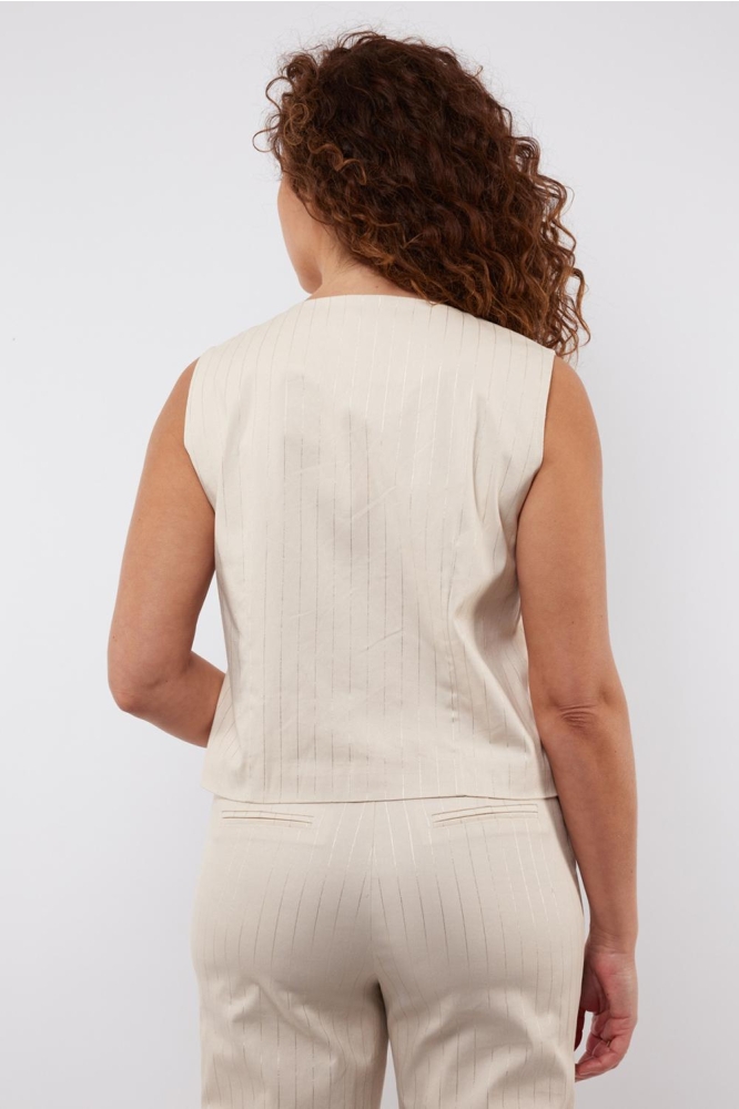 CAMERON GILET 25ZFC01 014 SAND